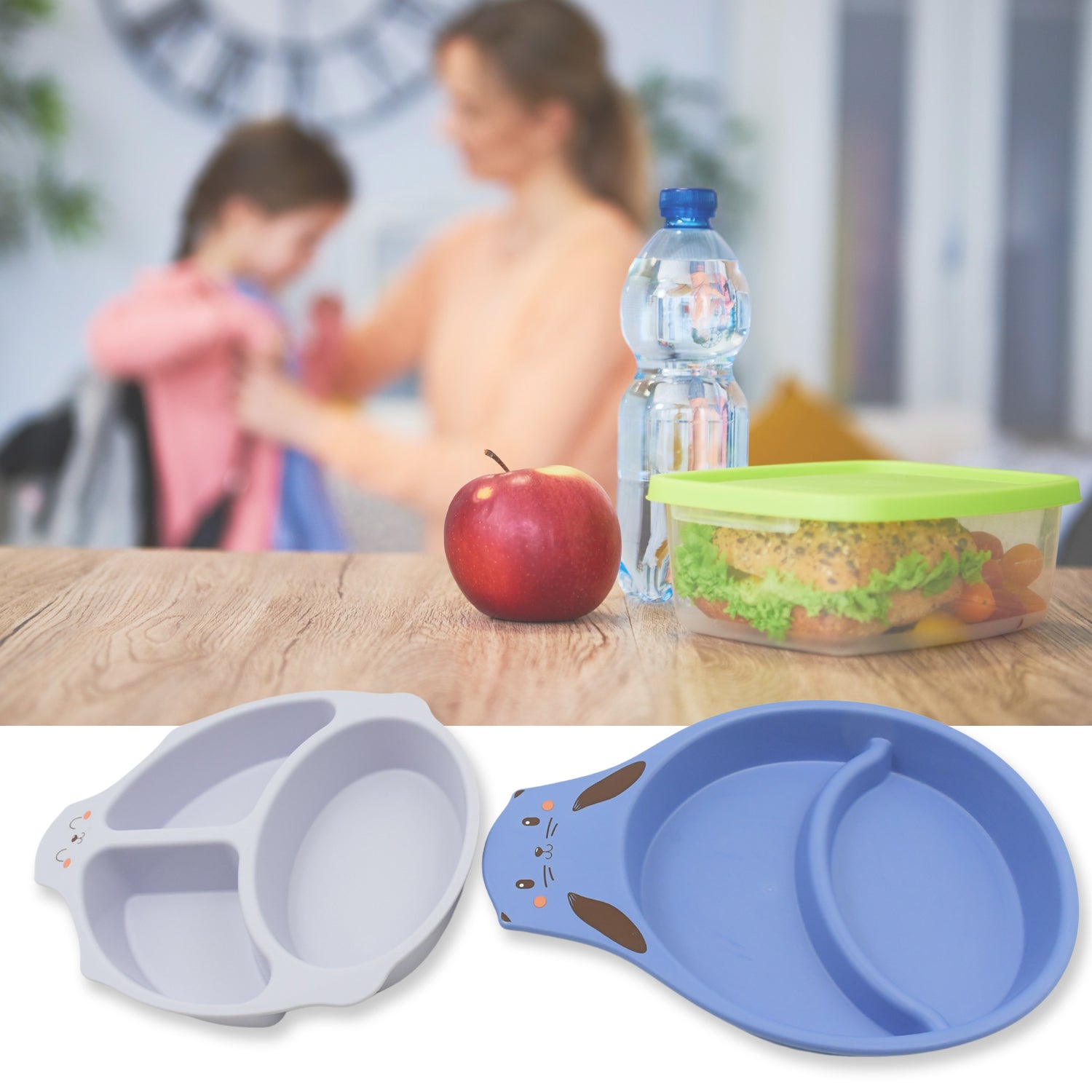 Baby Feeding Set for Kids and Toddlers,Children Children Dinnerware Set - Bamboo Fibre Feeding Set for Kids, Cartoon Design Plate, Cup, Spoon, Fork and Chopsticks, Tableware Cutlery for Kids Microwave & Dishwasher Safe (7 Pcs Set) Baby Feeding Set for Kids and Toddlers,Children Children Dinnerware Set - Bamboo Fibre Feeding Set for Kids, Cartoon Design Plate, Cup, Spoon, Fork and Chopsticks, Tableware Cutlery for Kids Microwave & Dishwasher Safe (7 Pcs Set)